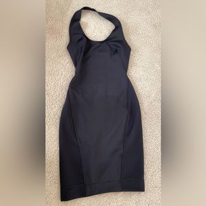 French connection black body con halter top dress